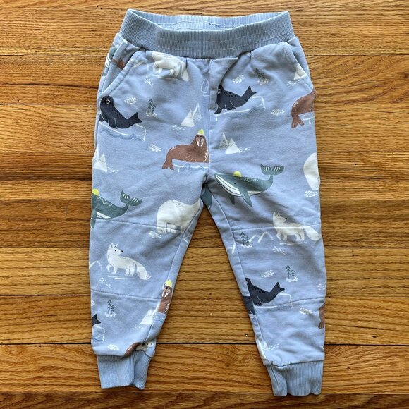 Little Sleepies Play Arctic Animals Joggers Size 18-24 Month - Picture 1 of 5